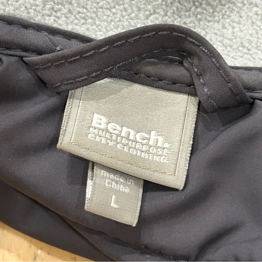 Bench Wisecrack Hybrid Dark Grey Moto Jacket - Women’s Size Large - Picture 3 of 8